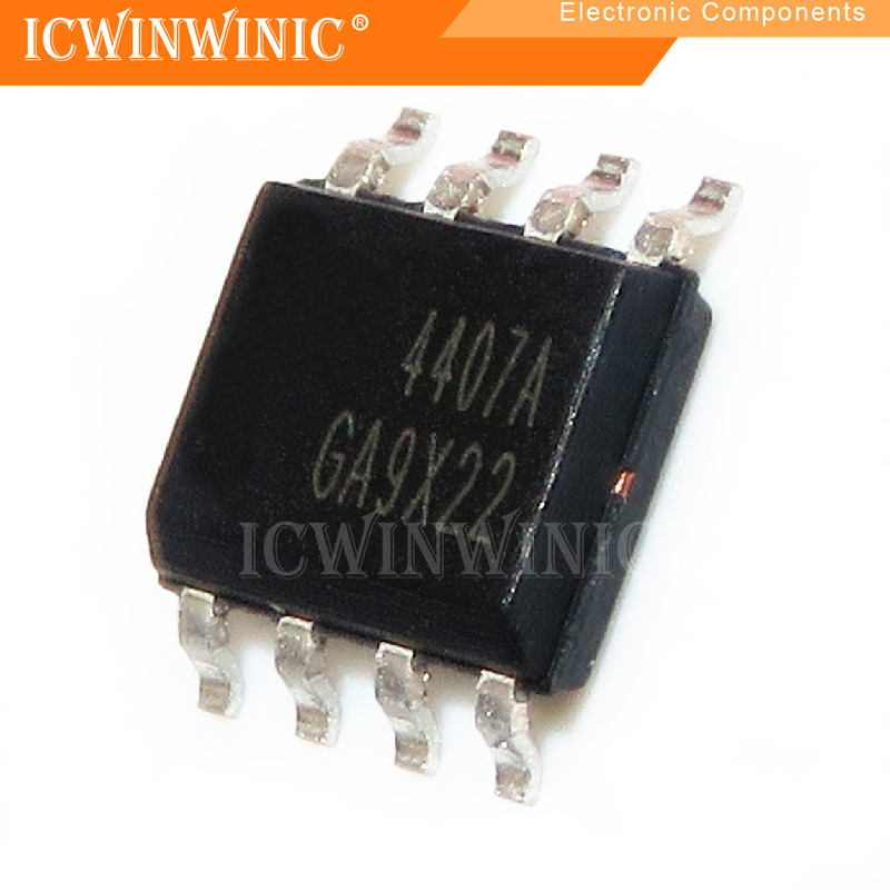 5 ชิ้น AO4407A AO4407 4407 SOP-8 ส่วนประกอบอิเล็กทรอนิกส์