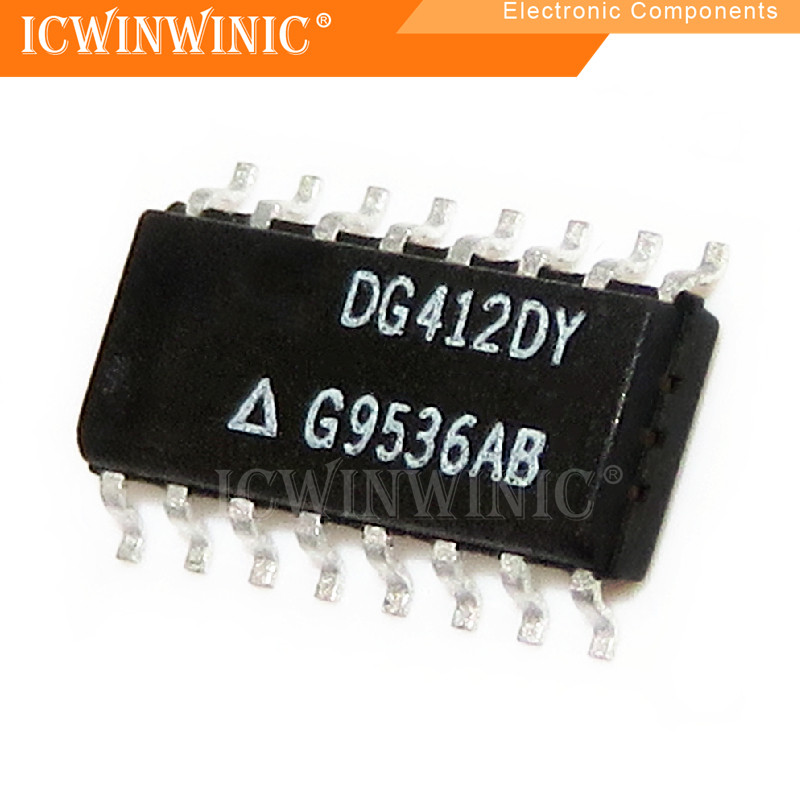 5 ชิ้น DG412DYZ DG412DY DG412 SOP-16 ส่วนประกอบอิเล็กทรอนิกส์