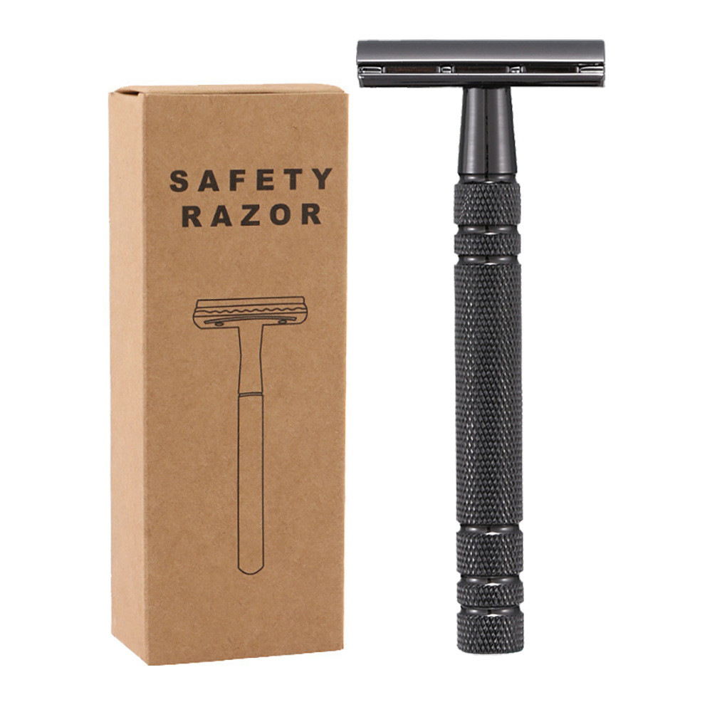 Old-fashioned manual razor, manual double-blade razor, manual shaving razor, traditional razor