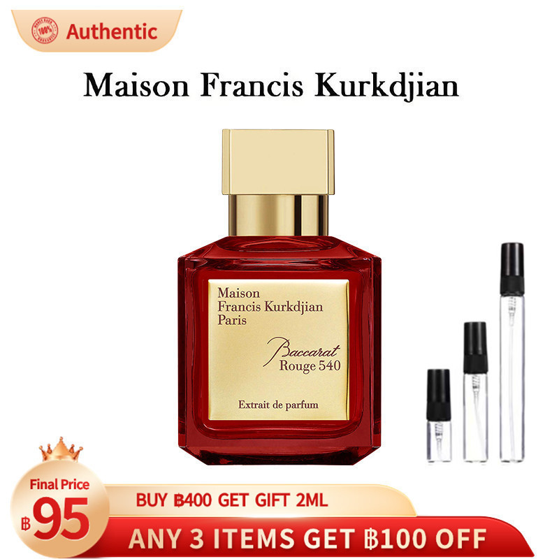 【น้ําหอมแบ่งขาย 】 Baccarat Rouge 540 Extrait de Parfum 2ml/5ml/10ml น้ำหอมแบรนด์เนม น้ำหอมผู้หญิง