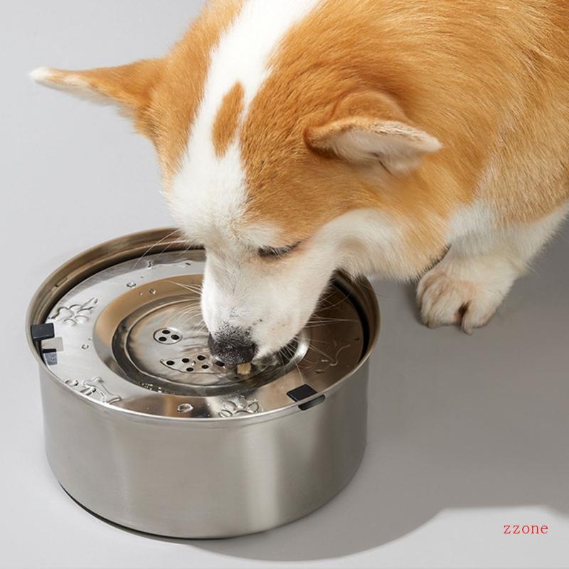 Zzz Safety Dog Plate Universals Eating Utensils ให้อาหารที่สะดวกสบาย Innocuity Bowl