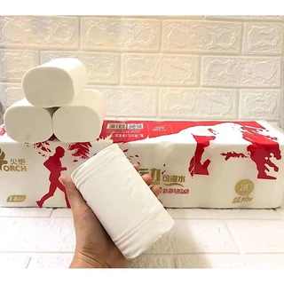กระดาษทิชชู่ [แพ็ก14ม้วน/เนื้อหนา5ชั้น รุ่น750g] กระดาษชำระแบบม้วนไร้แกน กระดาษเช็ดหน้า กระดาษอเนกประสง ครัว ห้องน้ำ