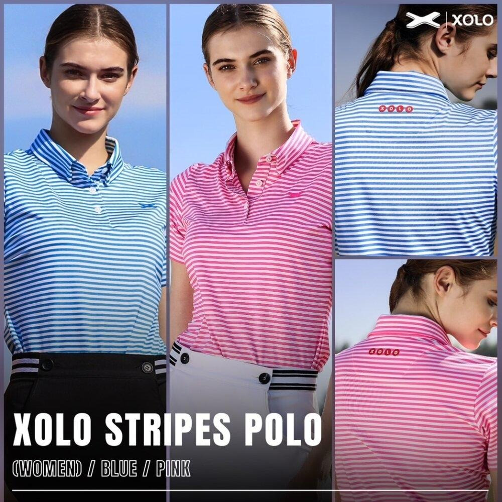 XOLO  เสื้อโปโลหญิงรุ่น XOLO STRIPES POLO รหัส : 040080