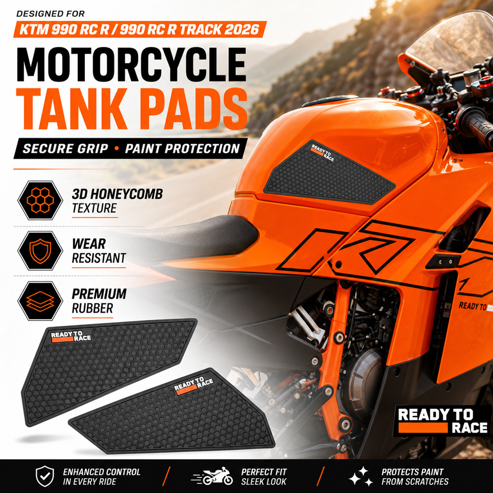 สําหรับ KTM 990RC R Track 990RC R 2026 ใหม่รถจักรยานยนต์การใช้ Pad Protector สติกเกอร์แก๊สเข่า Tract