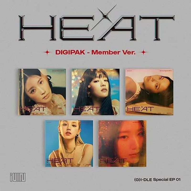 พร้อมสต็อก (G) I-DLE gidle HEAT เวอร์ชั่นเกาหลี ปิดผนึกเดียว ที่ยังไม่ได้เปิด