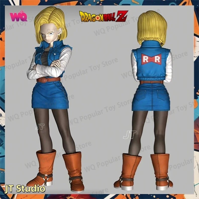 ใหม่ 1/6 JT studio Dragon Ball อะนิเมะตัวเลข Android 18 ตัวเลขเซลล์ Saga The first t PVC รูปปั้นของเ