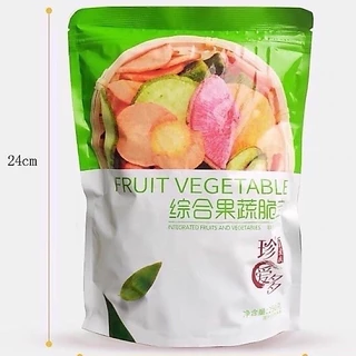 📌ส่งด่วน🔥ผักอบกรอบเขียว และผลไม้อบกรอบ🥦 12 ชนิด ขนาด 250 กรัม