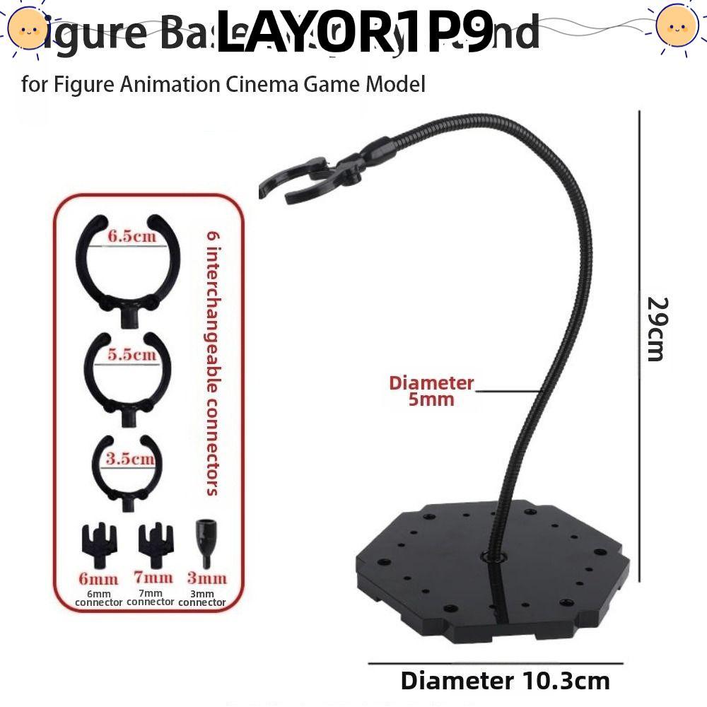 LAYOR1P9 รูปฐานขาตั้งจอแสดงผล, PVC 29 ซม.อะนิเมะรูป, งูหลอดของเล่นวงเล็บอุปกรณ์เสริมสําหรับรูปภาพเคล