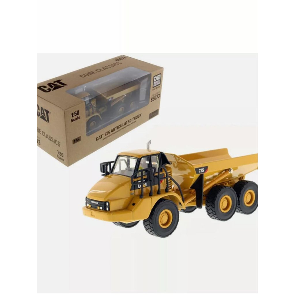 DM Carter 1/50 Articulated Truck CAT 725 Split Truck Dump Truck Model