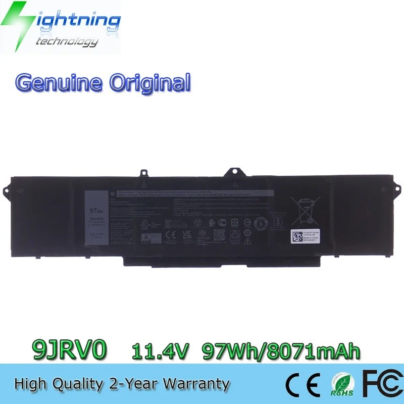 97Wh ใหม่ 9JRV0 แบตเตอรี่สําหรับ Latitude 15 5521 5531 Precision 15 3561 3571 Alien ware m17 R5 AMD