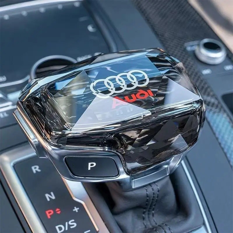 FZ Audi คริสตัลเกียร์ Shift Handle Head Lever A6 C8 A6L RS7 A7 Q8 S8 SQ8 Q7 RS6 A8L A4 A4L Q5L RS4 R