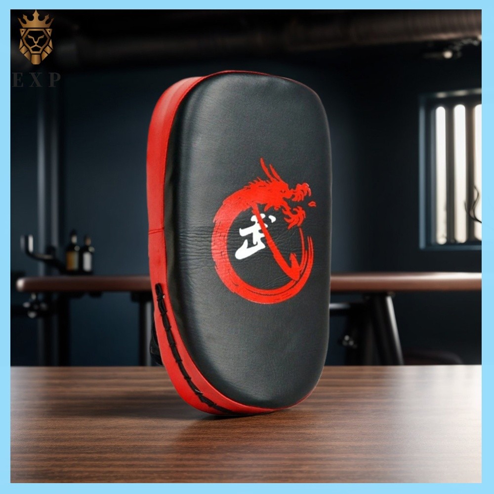 [explosion1.th] PU Leather Boxing Target Curved Hand Foot Kicking Pad Bag Muay Thai Pad for Muay Tha