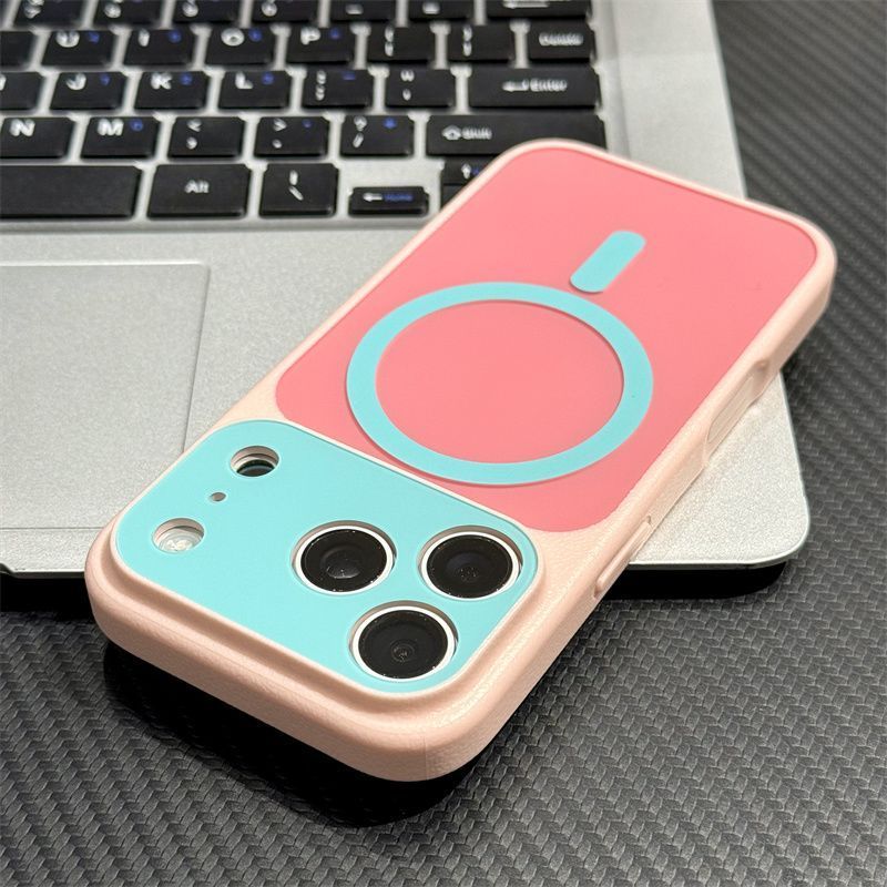 หรูหราสีสัน Candies สําหรับ MagSafe ไร้สายชาร์จสําหรับ IPhone 17 Air 16 15 14 Plus 13 Pro Max เลนส์ป้องกันปกหลัง