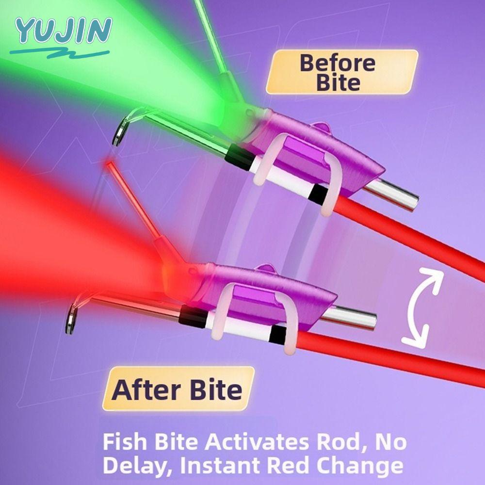 YUJIN Angling LED Alert Light,ไฟ LED Alert Light Fishing Pole Bite Alarm, 2026 Bite Alarm Fishing Ro