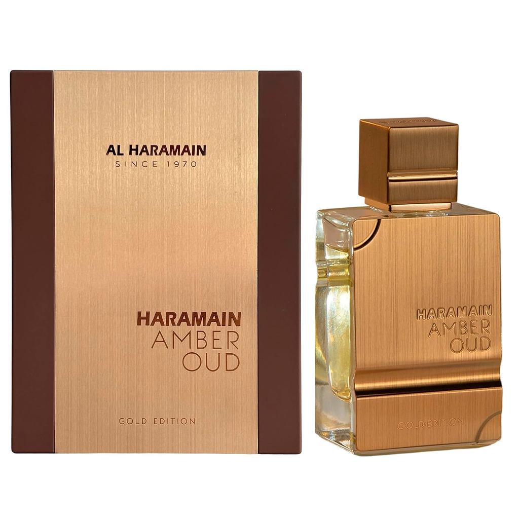 Al Haramain Amber Oud Gold Edition น้ําหอมอาหรับสําหรับผู้หญิงและผู้ชาย Unisex Long Lasting Amber 60