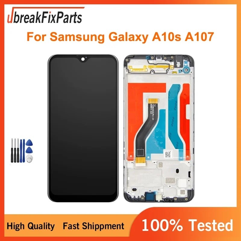 6.2 "สําหรับ Samsung Galaxy A10s SM-A107/DS A107F A107FD A107M จอแสดงผล Touch Screen Digitizer Assem