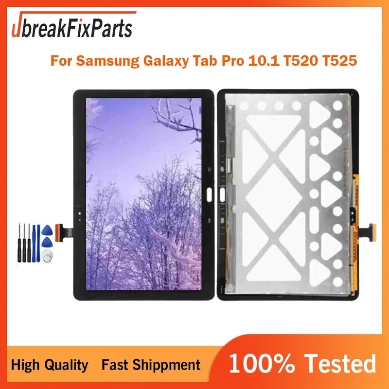 สําหรับ Samsung Galaxy Tab Pro 10.1 T520 T525 SM-T520 SM-T525 จอแสดงผล LCD Touch Screen Digitizer As