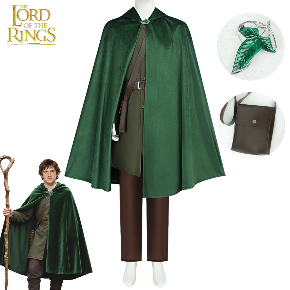 Lord of the Rings Bilbo Baggins คอสเพลย์เครื่องแต่งกาย Lord of the Rings Bilbo Baggins คอสเพลย์เครื่