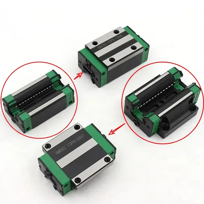 1 ชิ้น HGH15CA /HGW15CC /HGH20CA/HGW20CC Linear Block แบริ่งสําหรับราง CNC Y