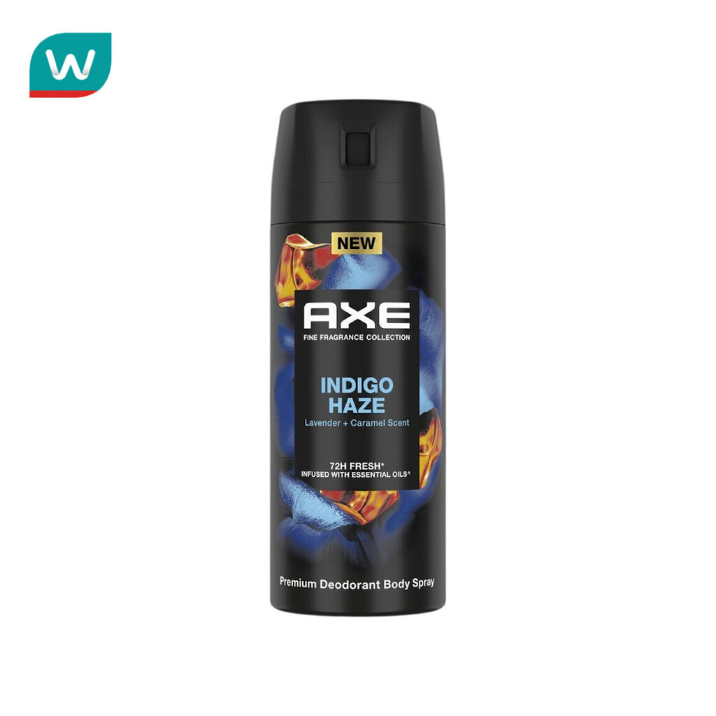 Axe แอ๊กซ์ สเปรย์ อินดิโก เฮซ พรีเมี่ยม ดีโอโดแรนท์ บอดี้ 135 มล.