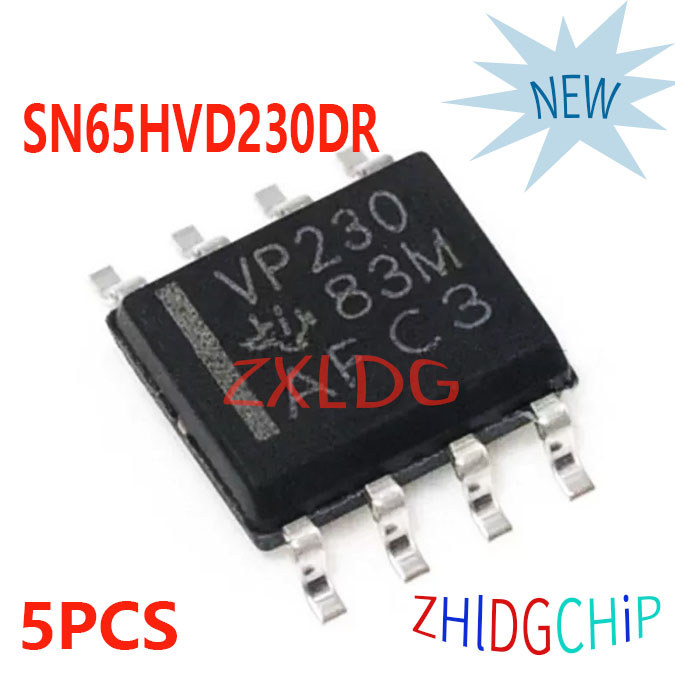 5 ชิ้นใหม่เอี่ยม SN65HVD230DR VP230 SOP-8