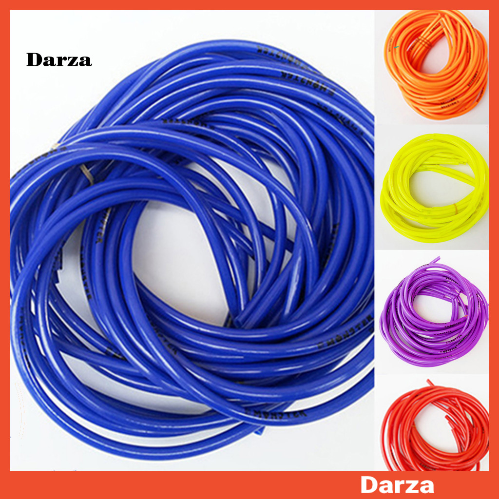 [Dar] Universal Motorcycle Bike 1M Petrol Fuel Hose ท่อน้ํามันแก๊ส 5mm I/D 8mm O/D Tube