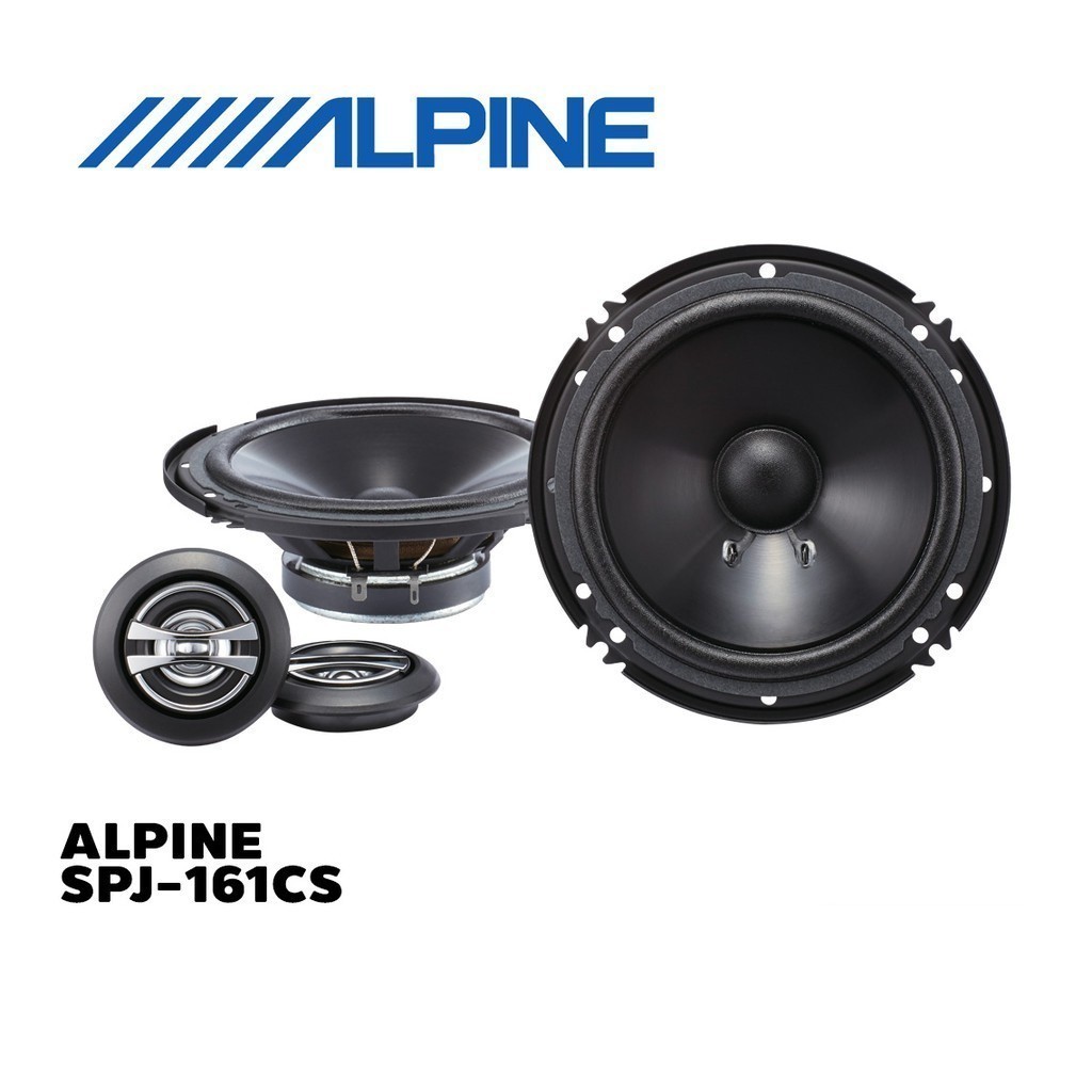 ALPINE SPJ-161CS 6" COMPONENT 2-WAY SPEAKER