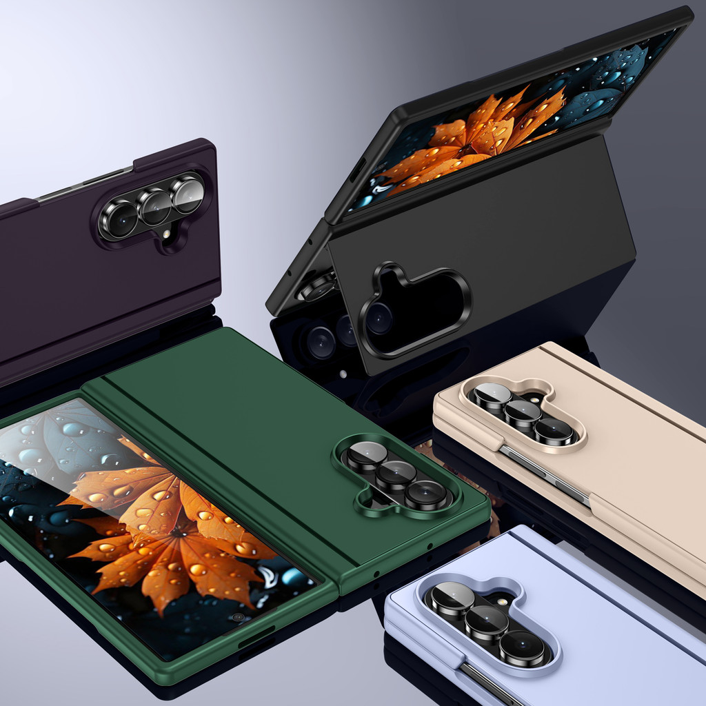 เคส Samsung Galaxy Z Fold 8 Ultra Z Fold 7 6 5 4 3 เคสซิลิโคน พร้อมขาตั้ง กันกระแทก ป้องกันเลนส์และหน้าจอ หลากสี