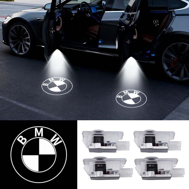 2 ชิ้น LED ประตูโปรเจคเตอร์สําหรับ BMW 2019-2024 1 2 3 4 8 Series โคมไฟอัตโนมัติ i4 G07 X7 G02 X4 M8