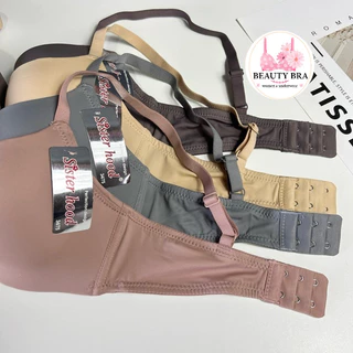 Sister Hood 9303 เสื้อในมีโครง ฟองบาง คัพ B34-38 บราล็อกทรง เก็บกระชับอก มีผ้ารองด้านข้าง บราผู้หญิง