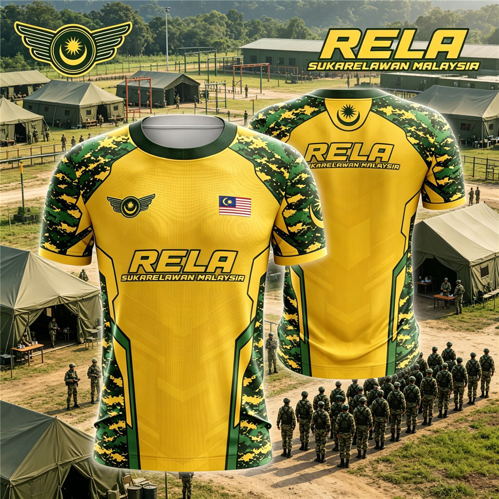 เสื้อยืด 3D รุ่นอาสาสมัคร 2026 Merdeka 67 พิมพ์ใหม่ทั้งหมด AF