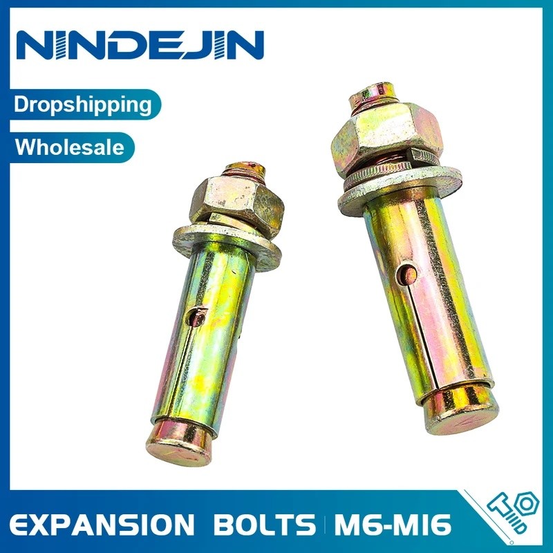 Heavy Duty ขยาย Bolt Anchor สีเหลืองสังกะสีชุบ Fix Bolts M6 M8 M10 M12 M14 M16 แขน Anchor สําหรับคอน