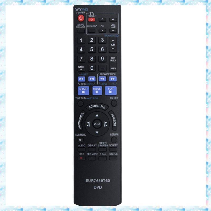 [RQMU] EUR7659T60 เปลี่ยนรีโมทคอนโทรลสําหรับ DVD VCR เครื่องเล่นเครื่องบันทึก DMR-EZ475VK DMREZ47K D