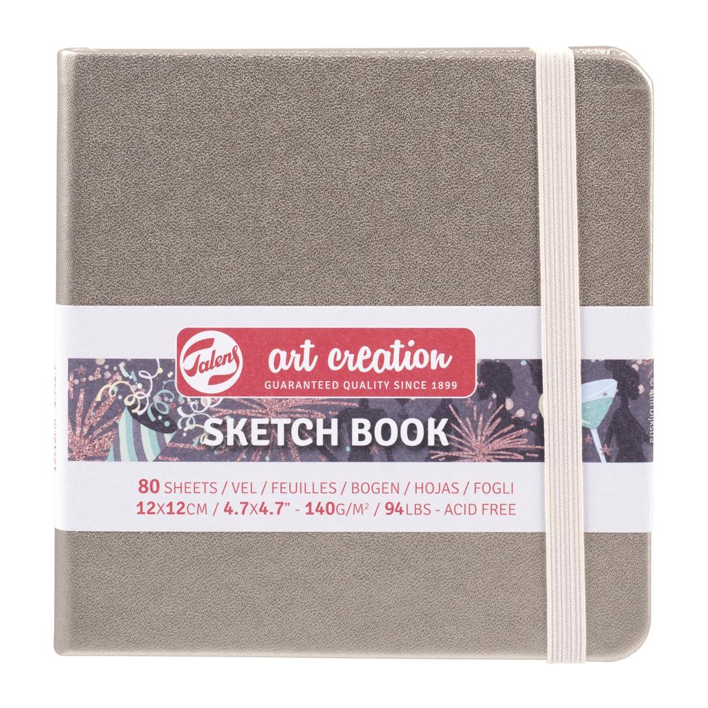 Talens Art Creation Talens Art Creation Sketchbook สมุดวาดภาพ 12 x 12 ซม สีชมพูแชมเปญ ความหนา