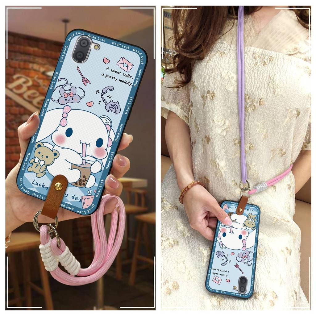 กันกระแทกแนวทแยงเคสโทรศัพท์สําหรับ Sharp Aquos R3/SHV44/SH-04L นุ่มทนทานป้องกันป้องกันฝุ่น TPU Full 