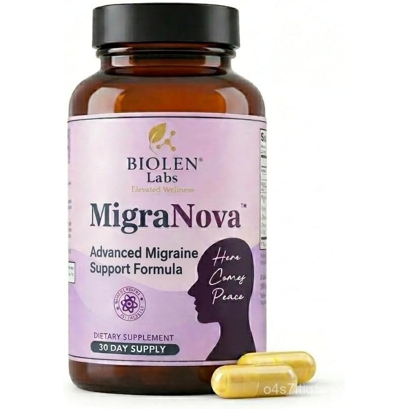 MigraNova - Migraine Relief & Daily Prevention for Migraine Sufferers — & Riboflavin B2 + NeuroCalm 