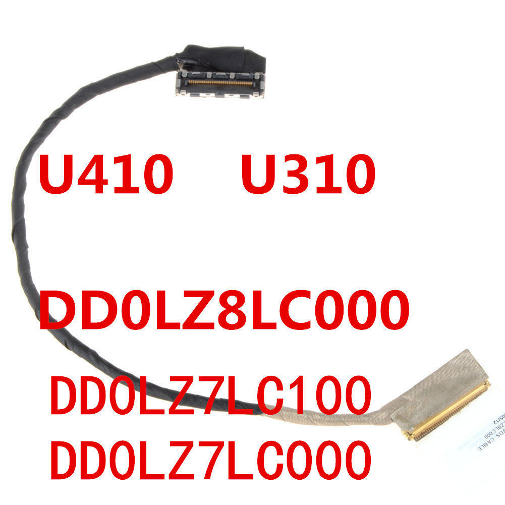 สาย LCD หน้าจอ DisplayPort Cable Replacement สําหรับ Lenovo IdeaPad U410 U310A U410 DD0LZ8LC000
