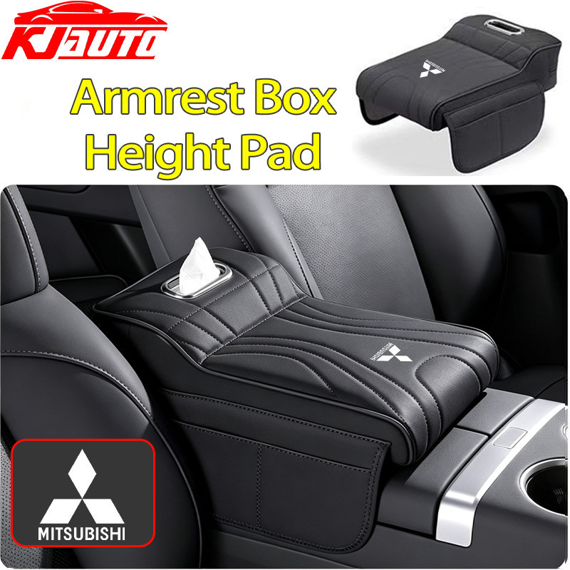 Mitsubihsi หน่วยความจําโฟมที่เท้าแขนความสูง Pad Scratch ทนคอนโซลกลางพร้อมจัดเก็บสําหรับ Destinator X