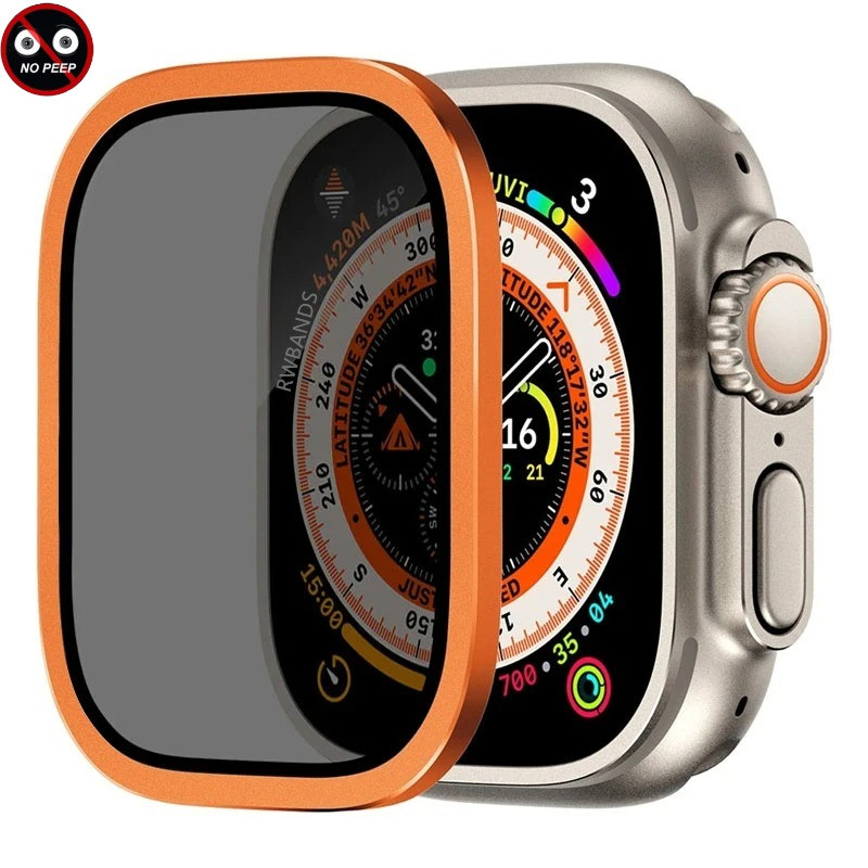 สําหรับ Apple Watch Ultra3 Ultra2 Ultra Anti-Peeping กระจกนิรภัยสําหรับ Apple Watch Ultra 3 2 ไทเทเน