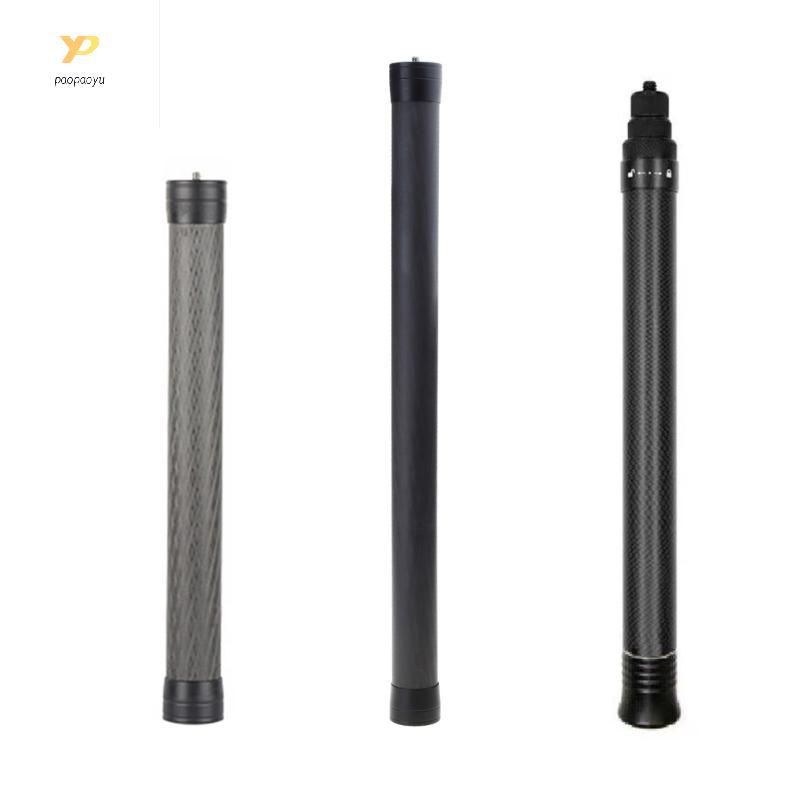 PPY คาร์บอนไฟเบอร์ส่วนขยายเสาขยายมือถือสําหรับ Ronin S Zhiyun Feiyu