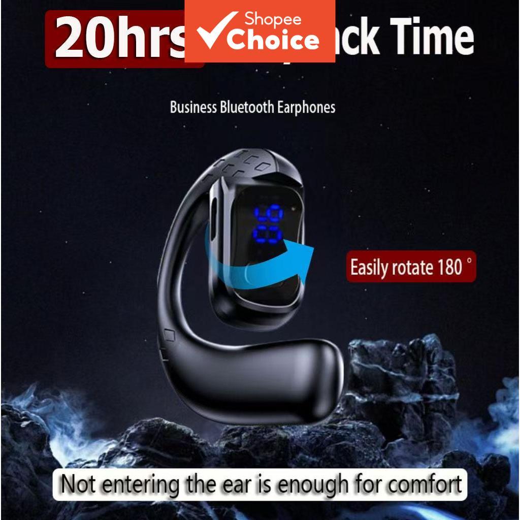 XINRAN T30 Pro หูฟัง Single-Ear Bass หูฟังสเตอริโอ 26H เวลาเล่น Touch Control ชุดหูฟัง OWS หูฟังซ้ายขวากันน้ํากีฬา Gamer HiFi Mic เพลง Professional