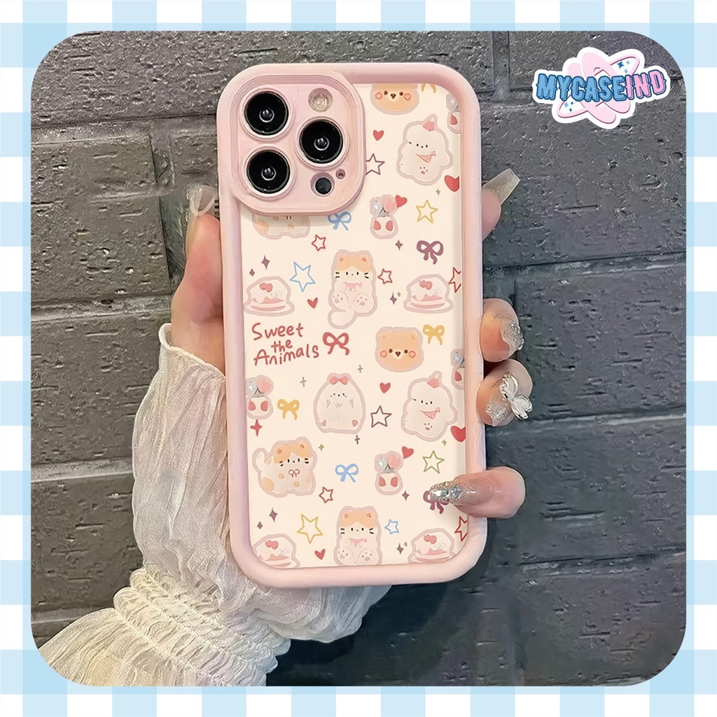 [MYCASEIND] Kitty Pink พิมพ์ astro case realme c75 c65 8 c21y 6 9 pro plus c33 c67 10 c31 9i a76 c53
