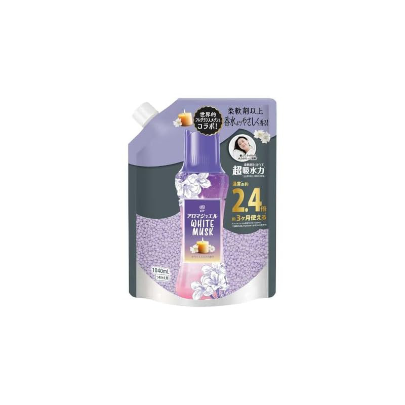 Lenoir P&G Japan Aroma Jewel WHITE MUSK Fragrance Beads White Musk Scent Refill 1040ml