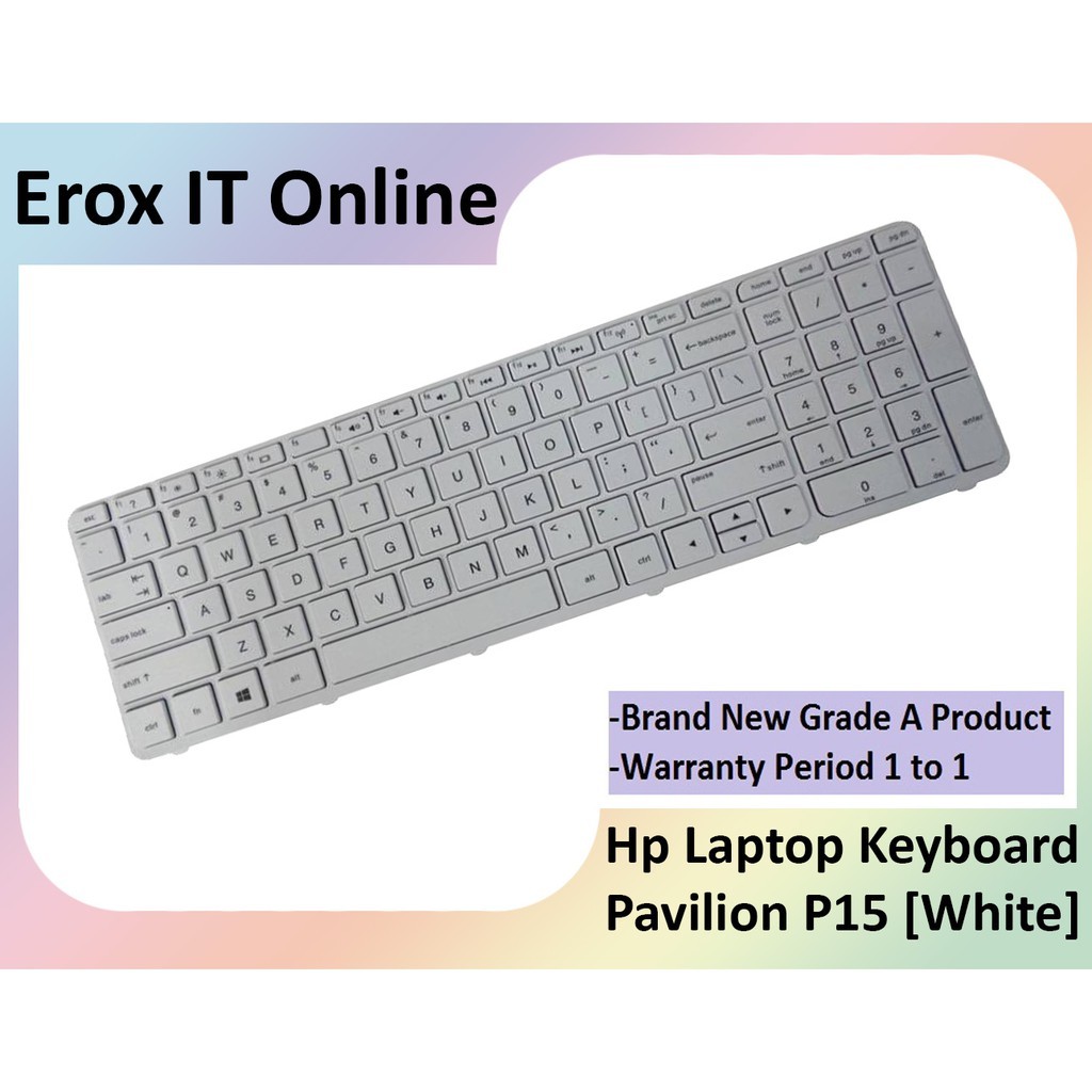 แป้นพิมพ์แล็ปท็อปทดแทน H P15 NSK-CN6SC TPN-Q173 ARER65U00010 V140546AS1U \ H P15 Laptop Keyboard [สี