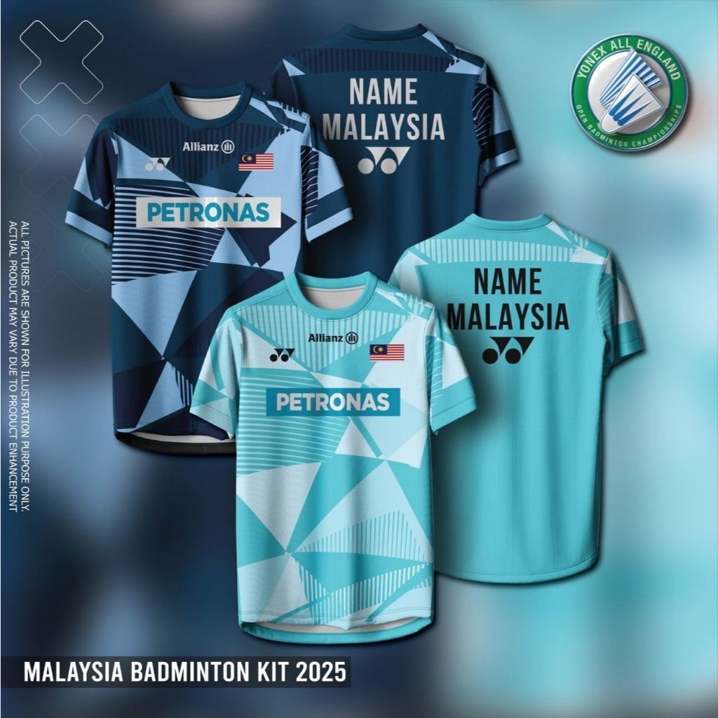 เสื้อแข่งขัน MALAYSIA BADMINTON ALL ENGLAND 2025