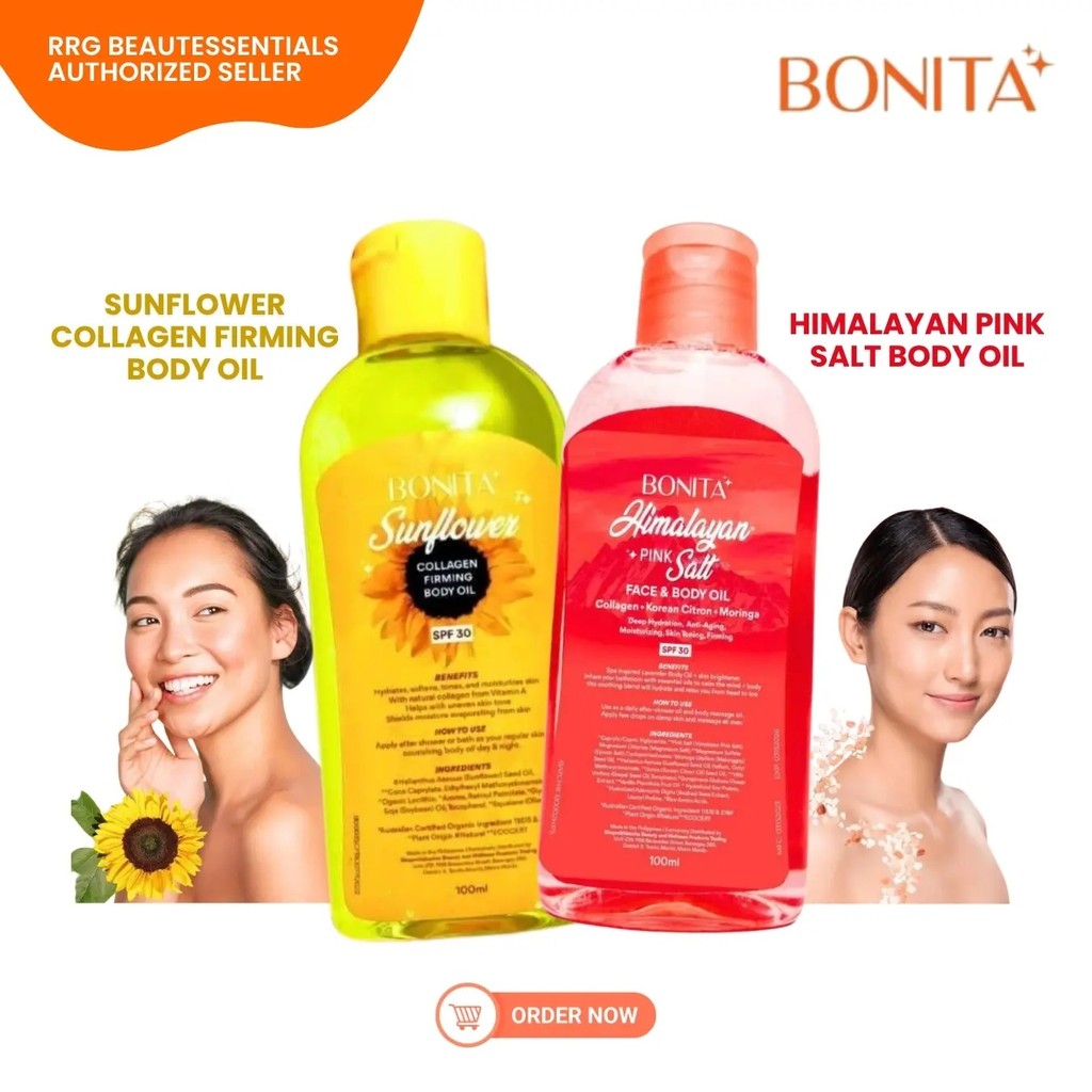 BONITA SUNFLOWER OIL / หิมาลัย เกลือ SPF 30 BODY OIL SWQ6