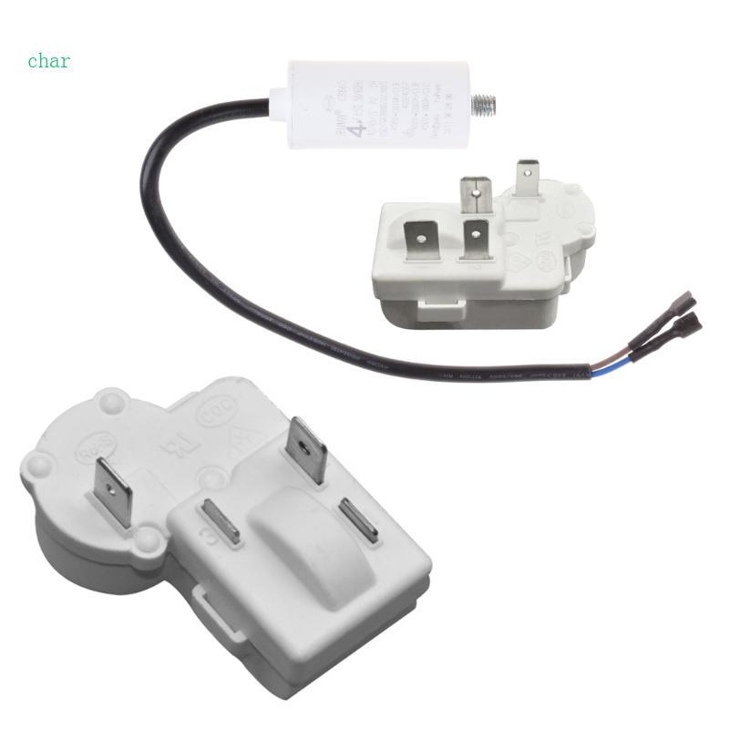Char 4 พินคอมเพรสเซอร์ PTC Starter Start รีเลย์สําหรับตู้เย็นขนาดกะทัดรัด