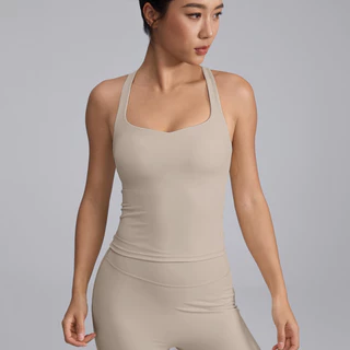 【LASYYOGA】 สปอร์ตบราคอรูปตัว U ออกแบบแห้งเร็ว ผ้าเป็นมิตรกับผิว เหมาะสำหรับโยคะและพิลาทิส