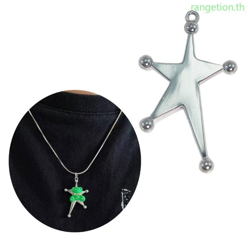 RAN Mini Star Shape Charm DIY สร้อยข้อมือสร้อยคอเครื่องประดับทําจี้ดาว Awn
