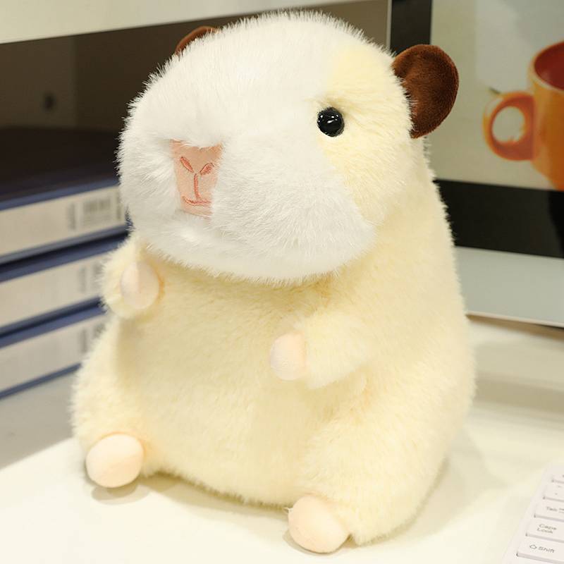 Cute Guinea Pig Hamster Plush Toy Doll Sleep Companion Throw Pillow Cute Guinea Pig Hamster Plush To